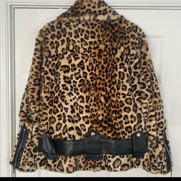 BLANK NYC Note To Self Faux Fur Moto Jacket NEW - Picture 12 of 13